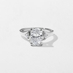 Cleo Cushion in 14k White Gold thumbnail