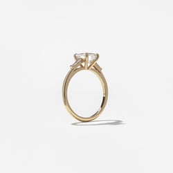 Eve Emerald-Cut in 14k Yellow Gold – view 5 thumbnail
