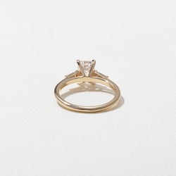 Eve Emerald-Cut in 14k Yellow Gold – view 4 thumbnail