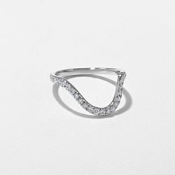 Astra with Pavé in 14k White Gold thumbnail