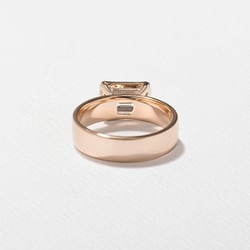 Reid Emerald-Cut in 14k Rose Gold – view 4 thumbnail