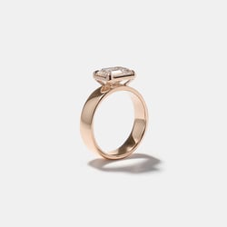 Reid Emerald-Cut in 14k Rose Gold – view 5 thumbnail