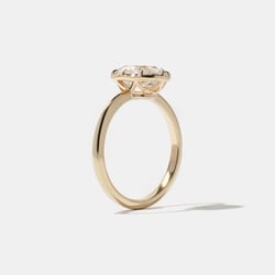 Daphne Antique Cushion in 14k Yellow Gold – view 5 thumbnail