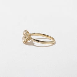 Daphne Antique Cushion in 14k Yellow Gold – view 3 thumbnail
