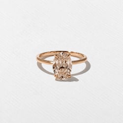 Grace Champagne Diamond in 14k Rose Gold thumbnail