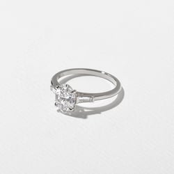 Eve Oval in 14k White Gold – view 2 thumbnail