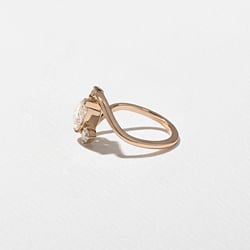 Gemma Pear in 14k Rose Gold – view 3 thumbnail