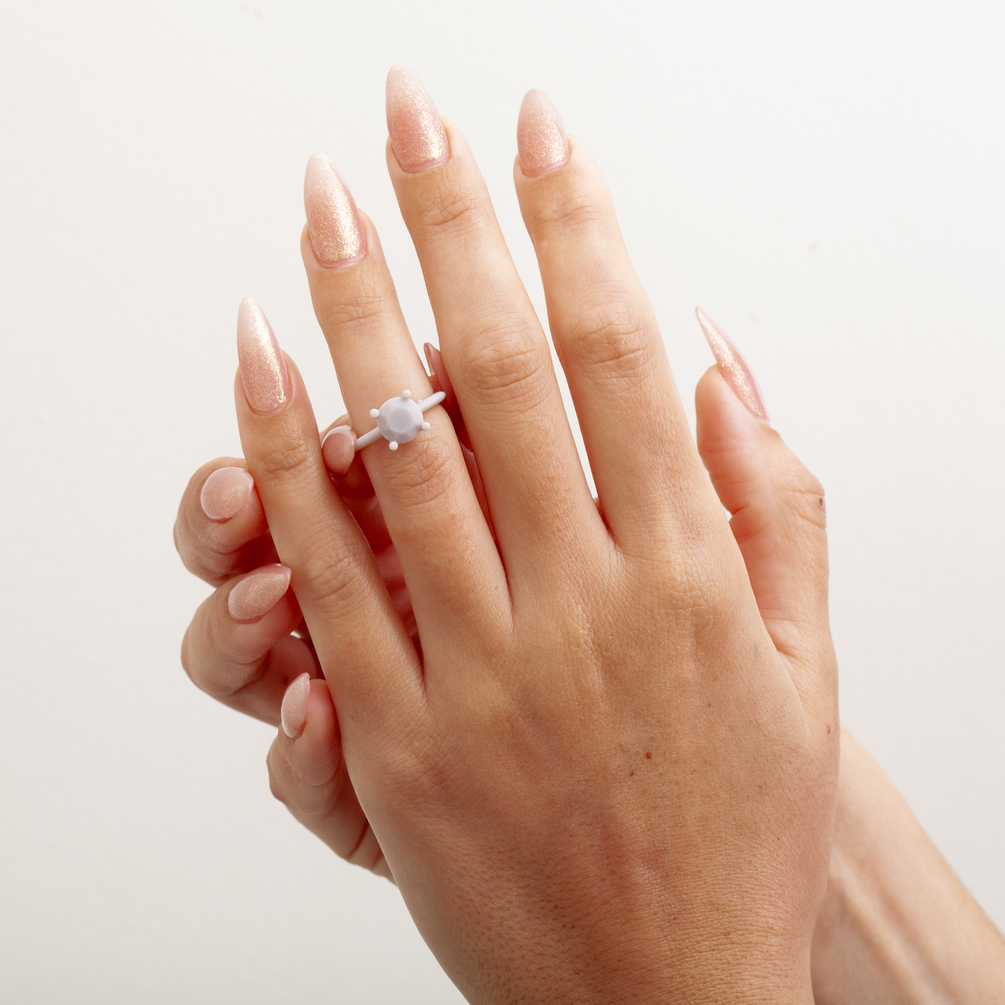 Grace Round Solitaire in Resin