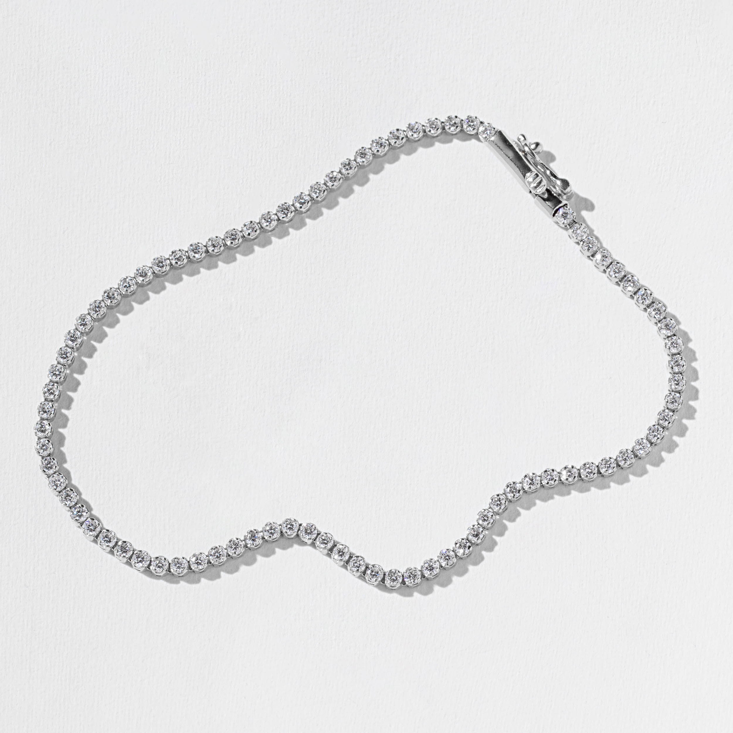 Rio Diamond Tennis Bracelet in 14k White Gold