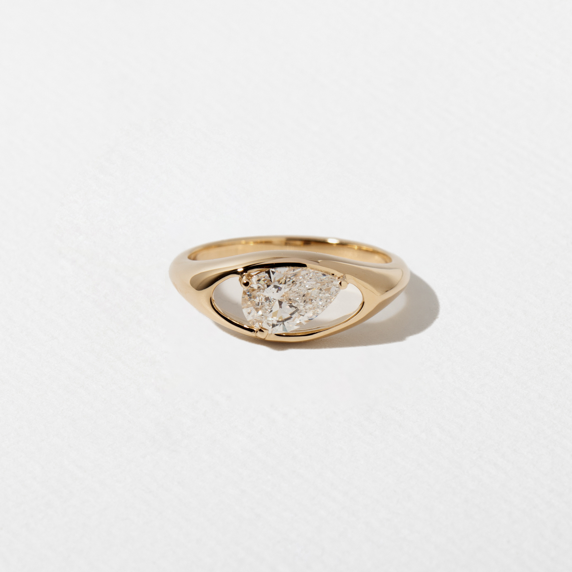 Monroe Pear Mini in 14k Yellow Gold