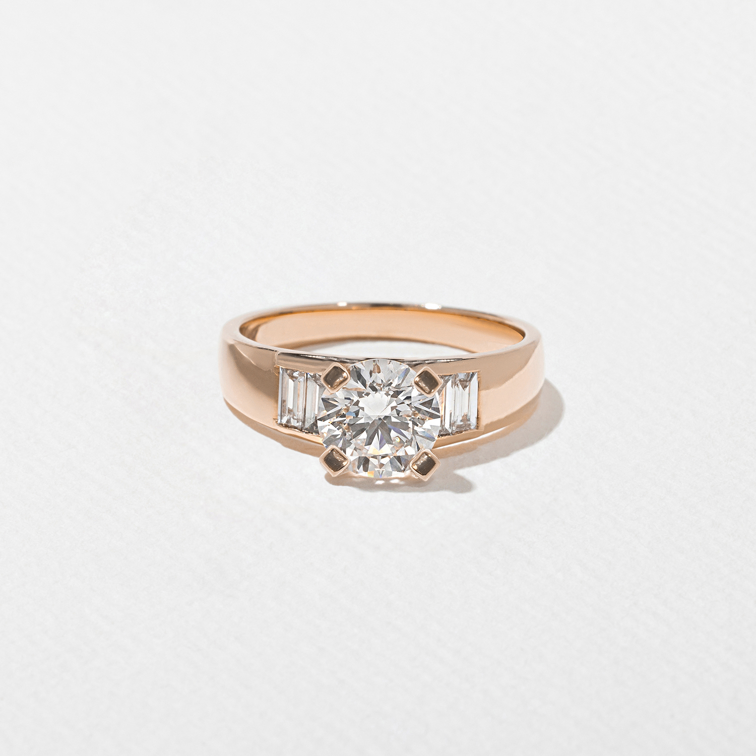 Nova Round in 14k Rose Gold