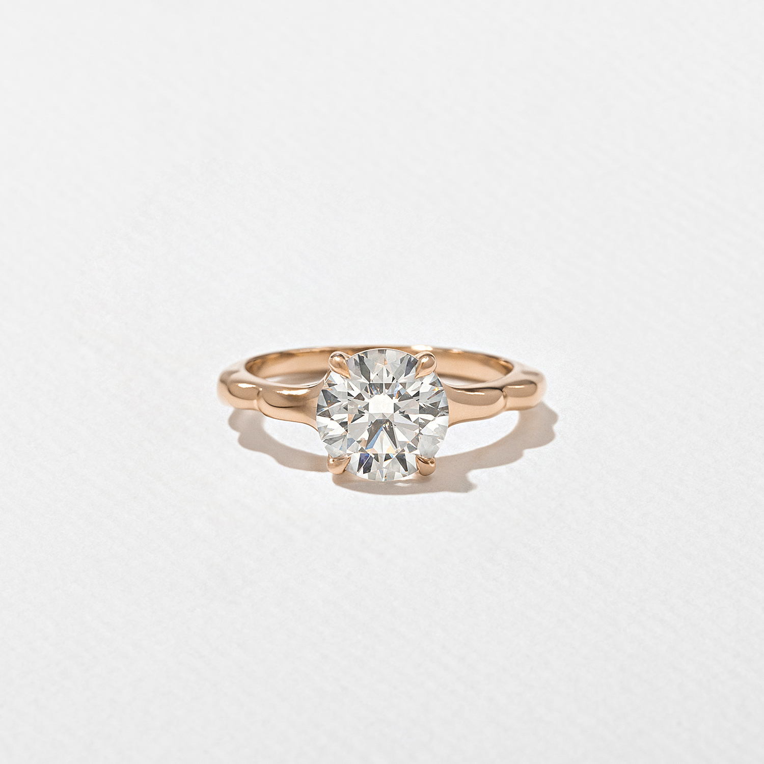 Sloan Round in 14k Rose Gold
