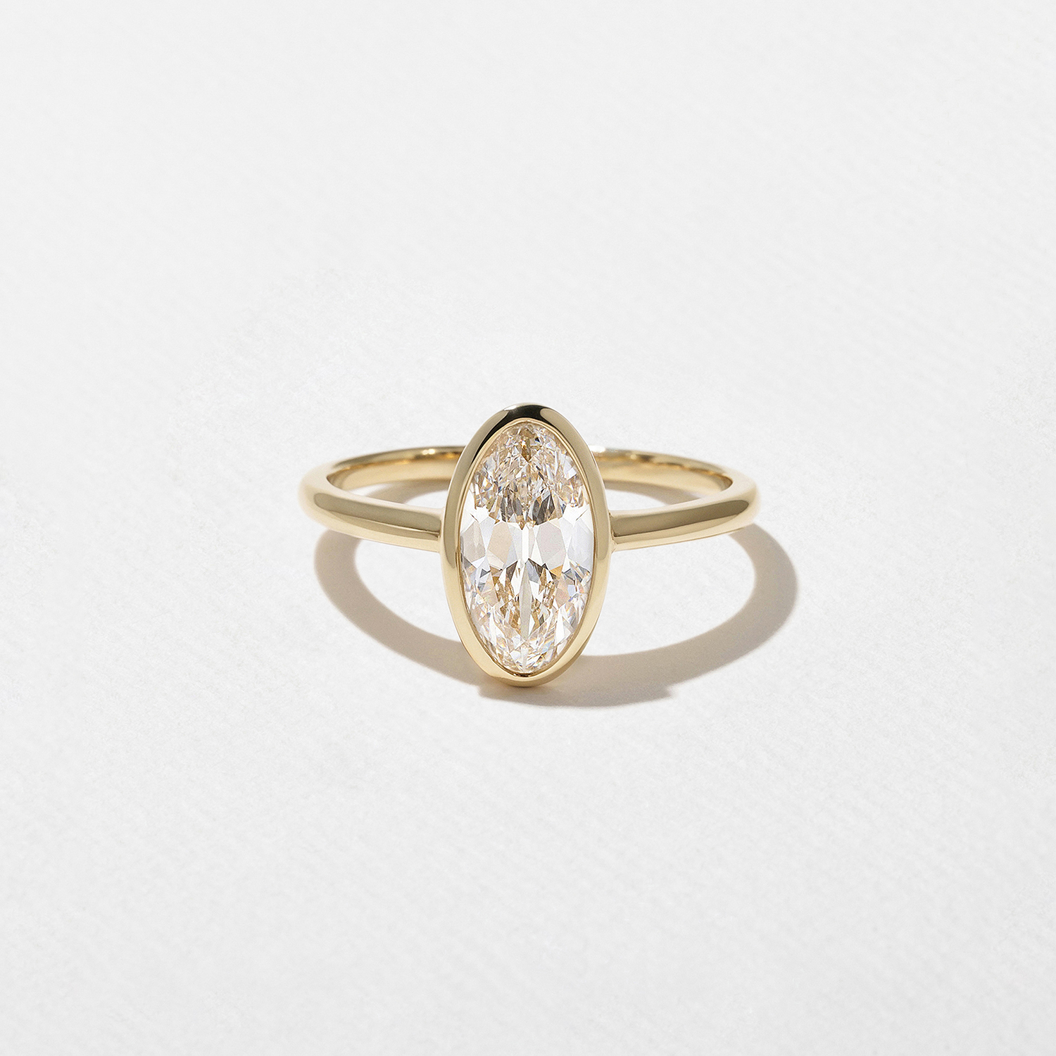 Bailey Antique Oval in 18k Yellow Gold