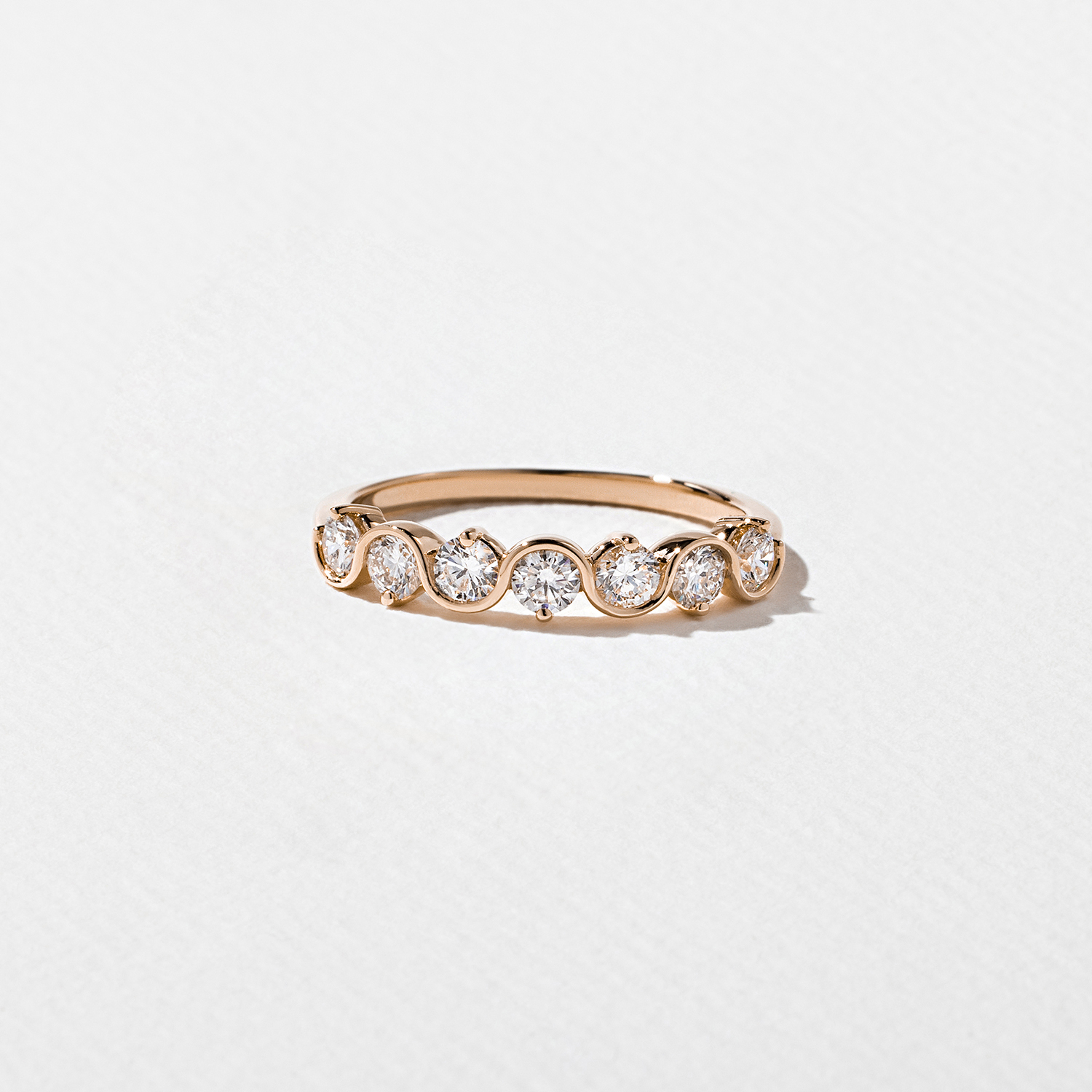 Wave in 14k Rose Gold