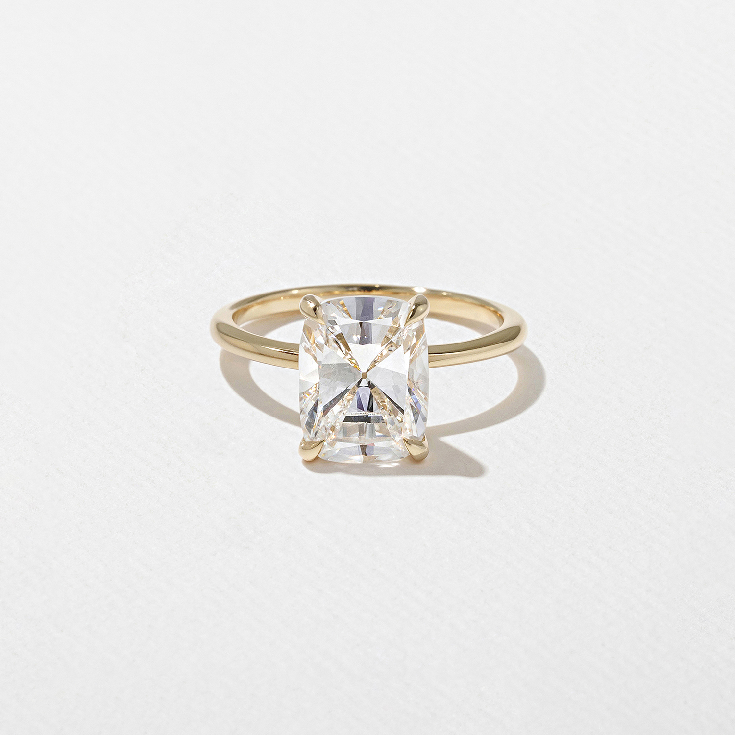 Grace Antique Cushion in 14k Yellow Gold