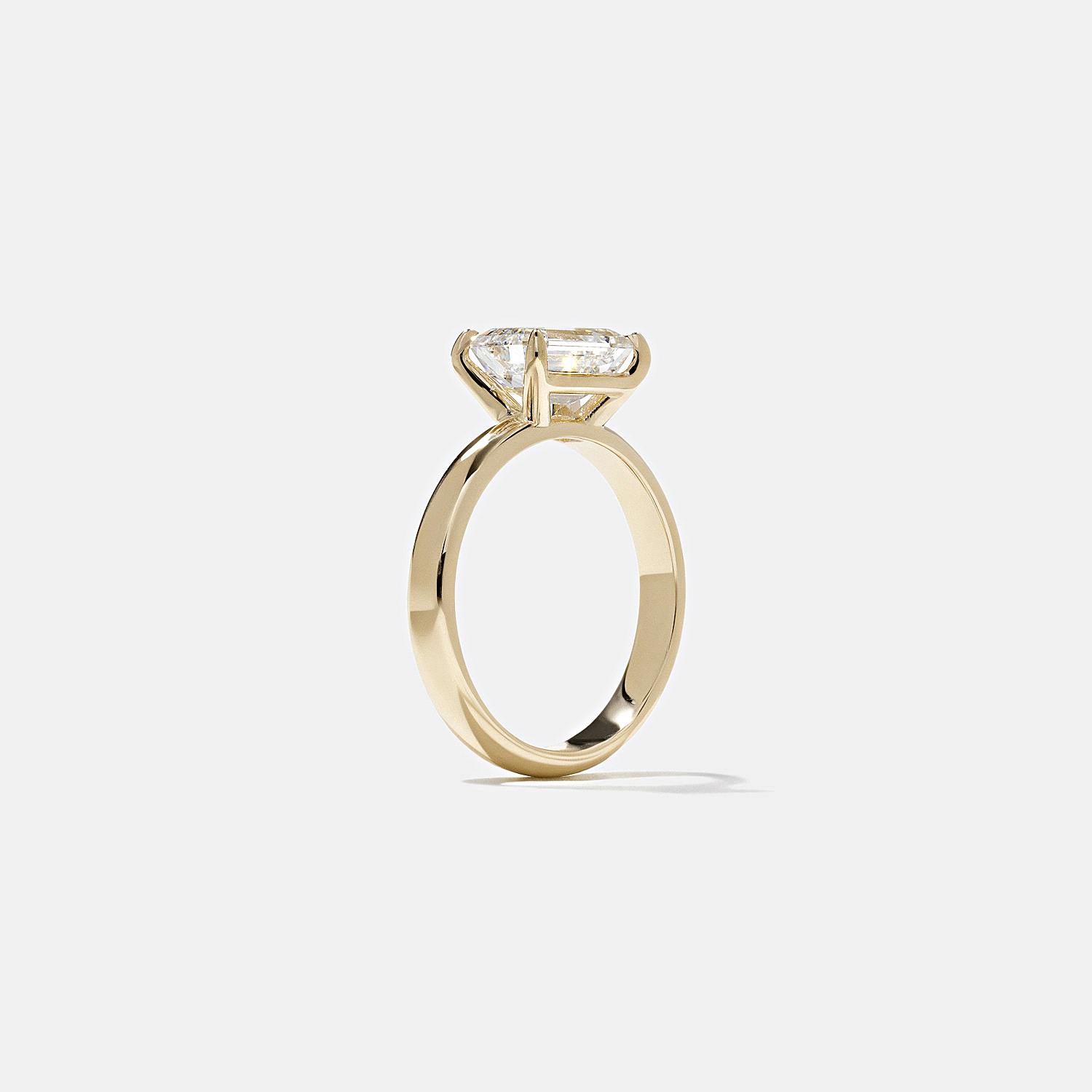 James Emerald-Cut in 18k Yellow Gold – view 5