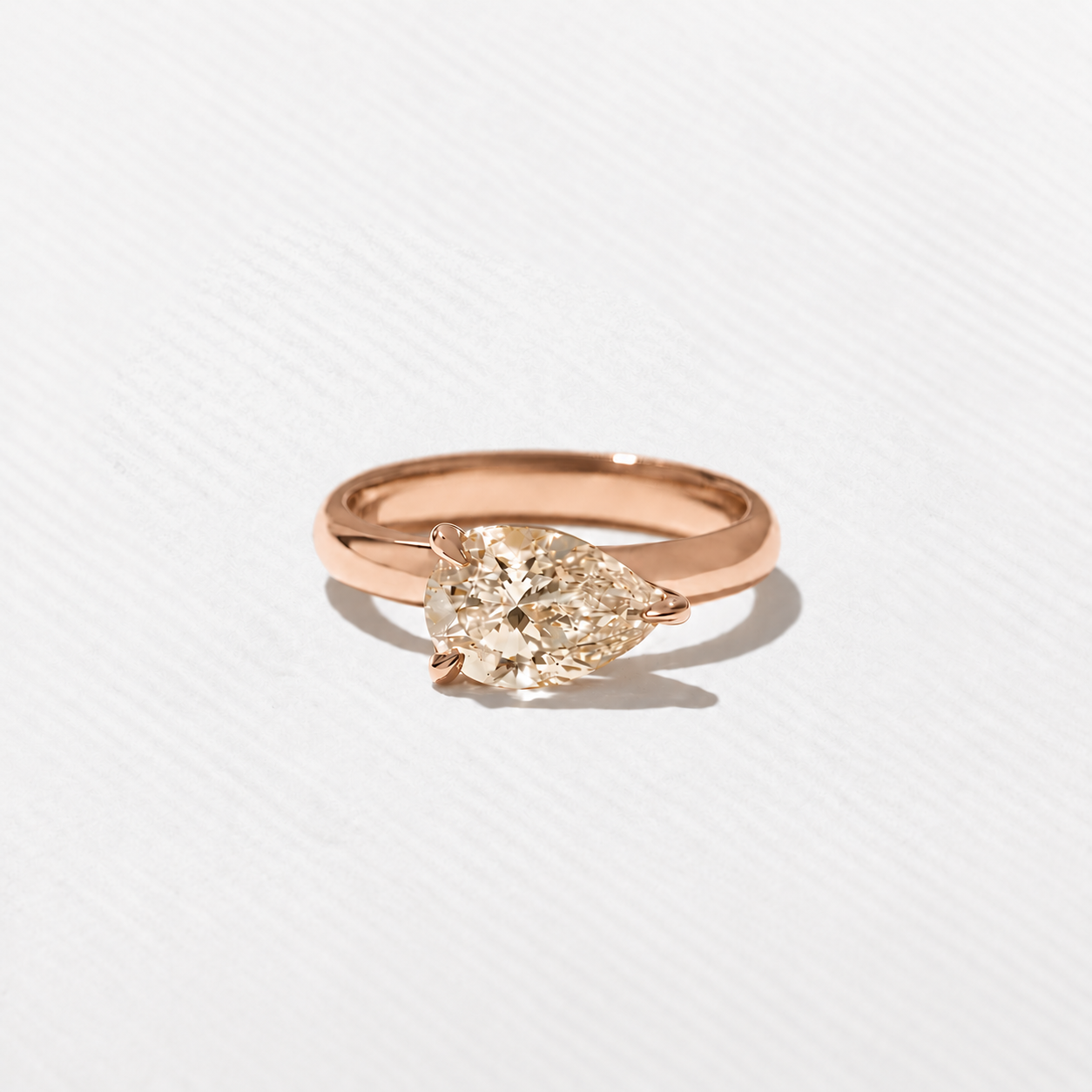 James Champagne Diamond in 14k Rose Gold