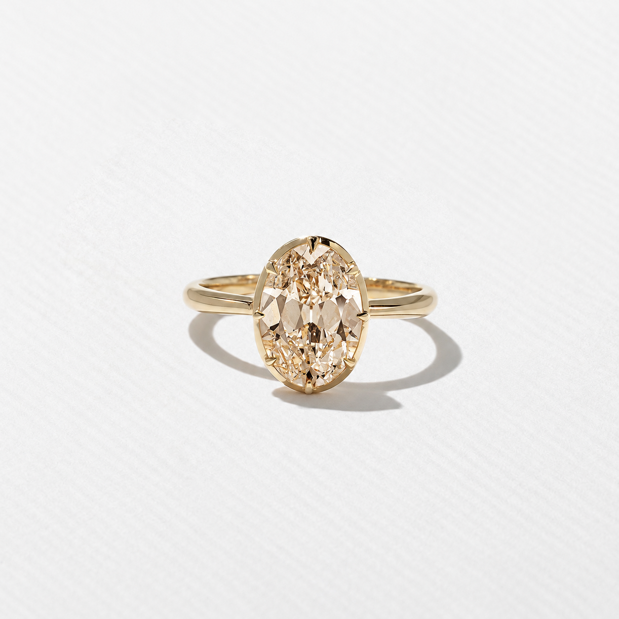 Daphne Champagne Diamond in 14k Yellow Gold