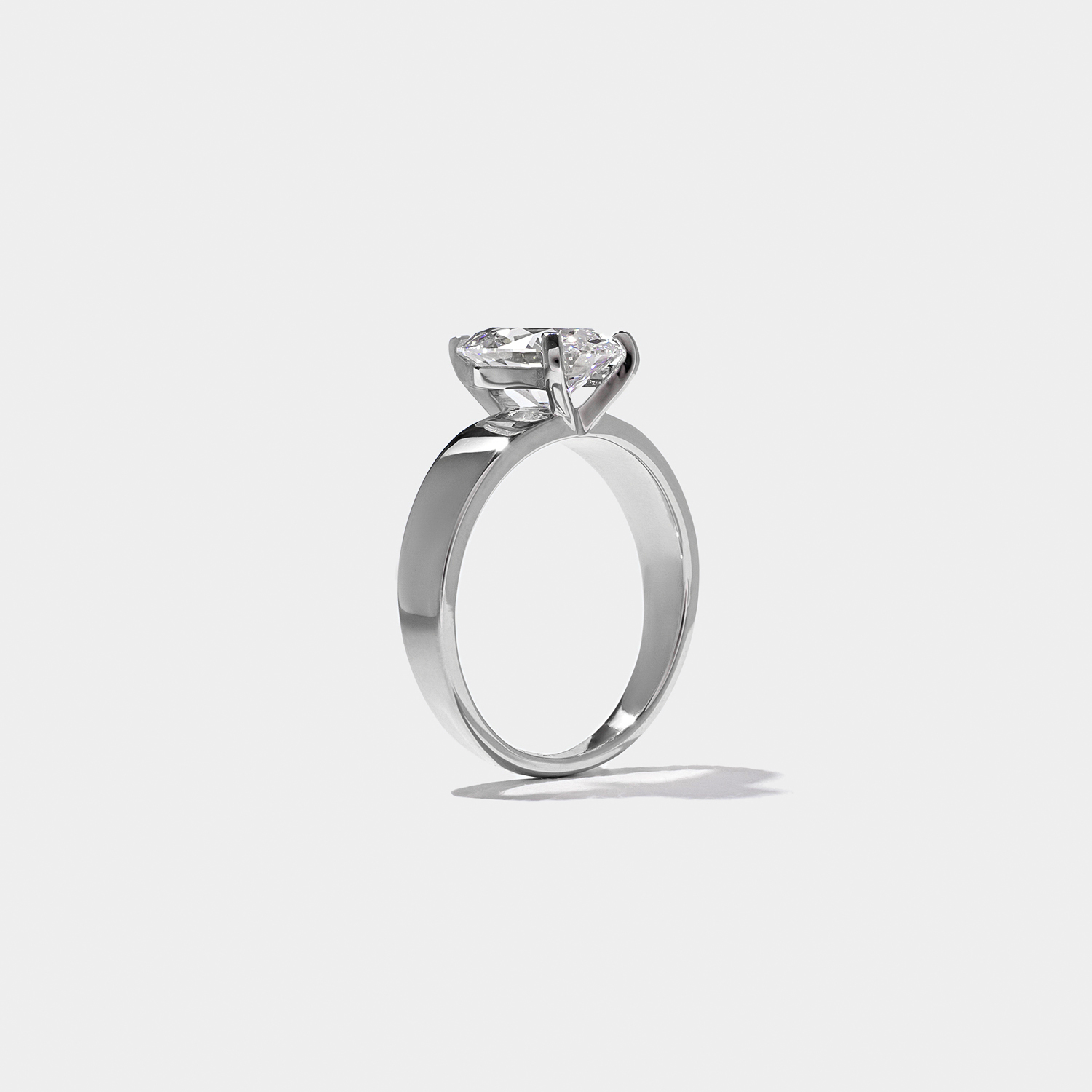 Nova Pear in 14k White Gold – view 5