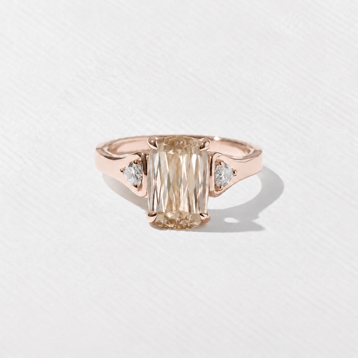 Cleo Champagne Diamond in 14k Rose Gold