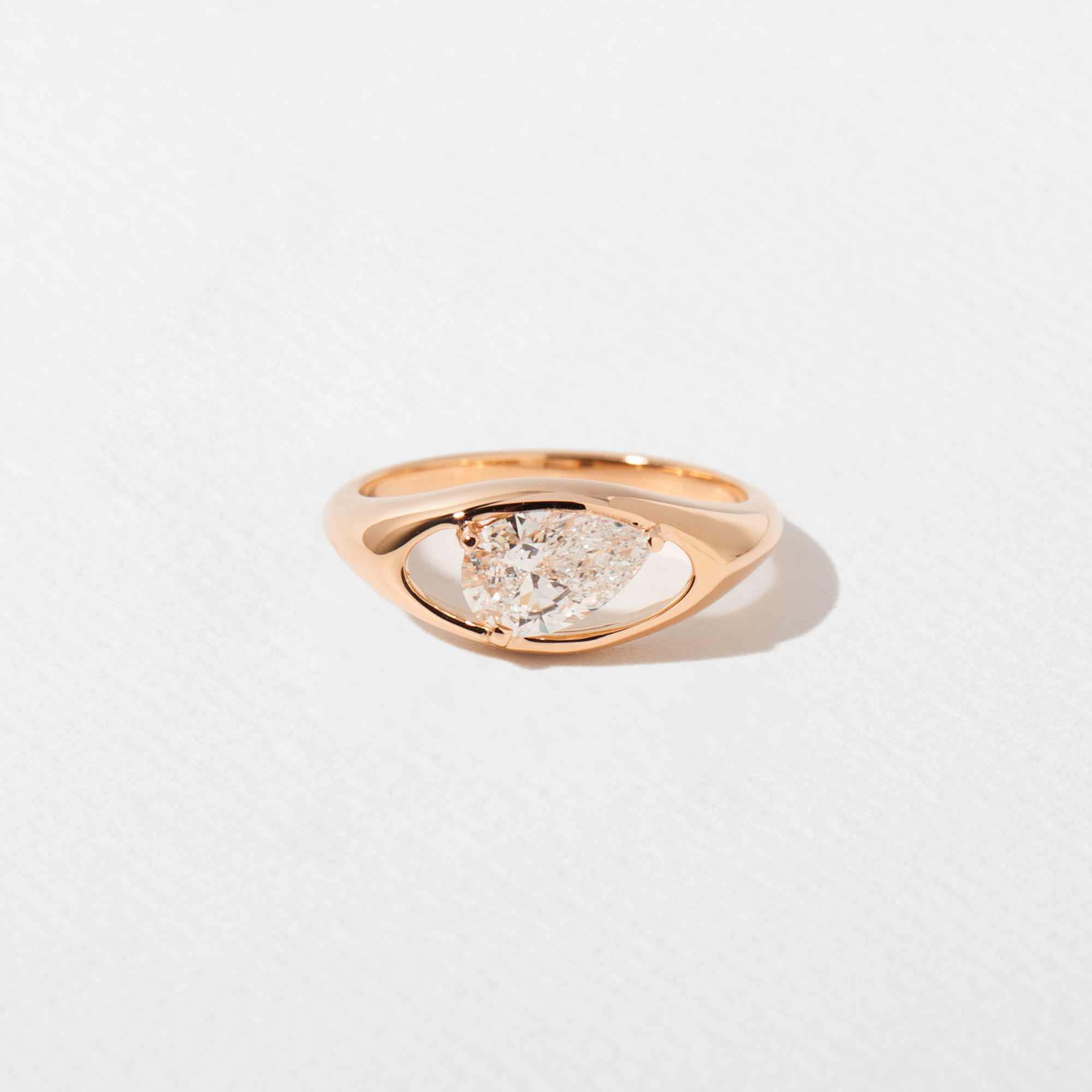 Monroe Pear Mini in 14k Rose Gold