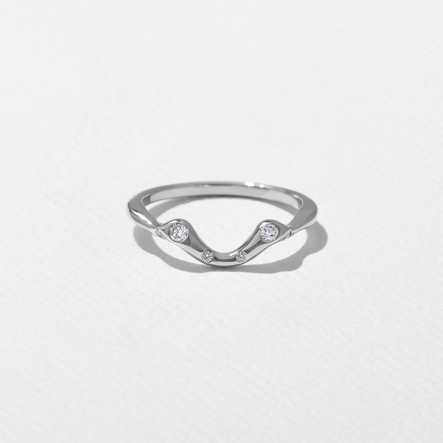 Lake in 14k White Gold