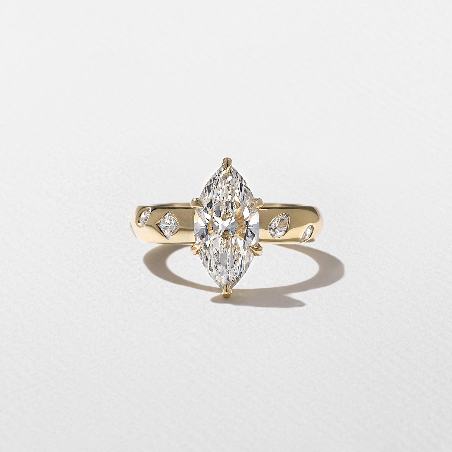 Skylar Marquise in 14k Yellow Gold
