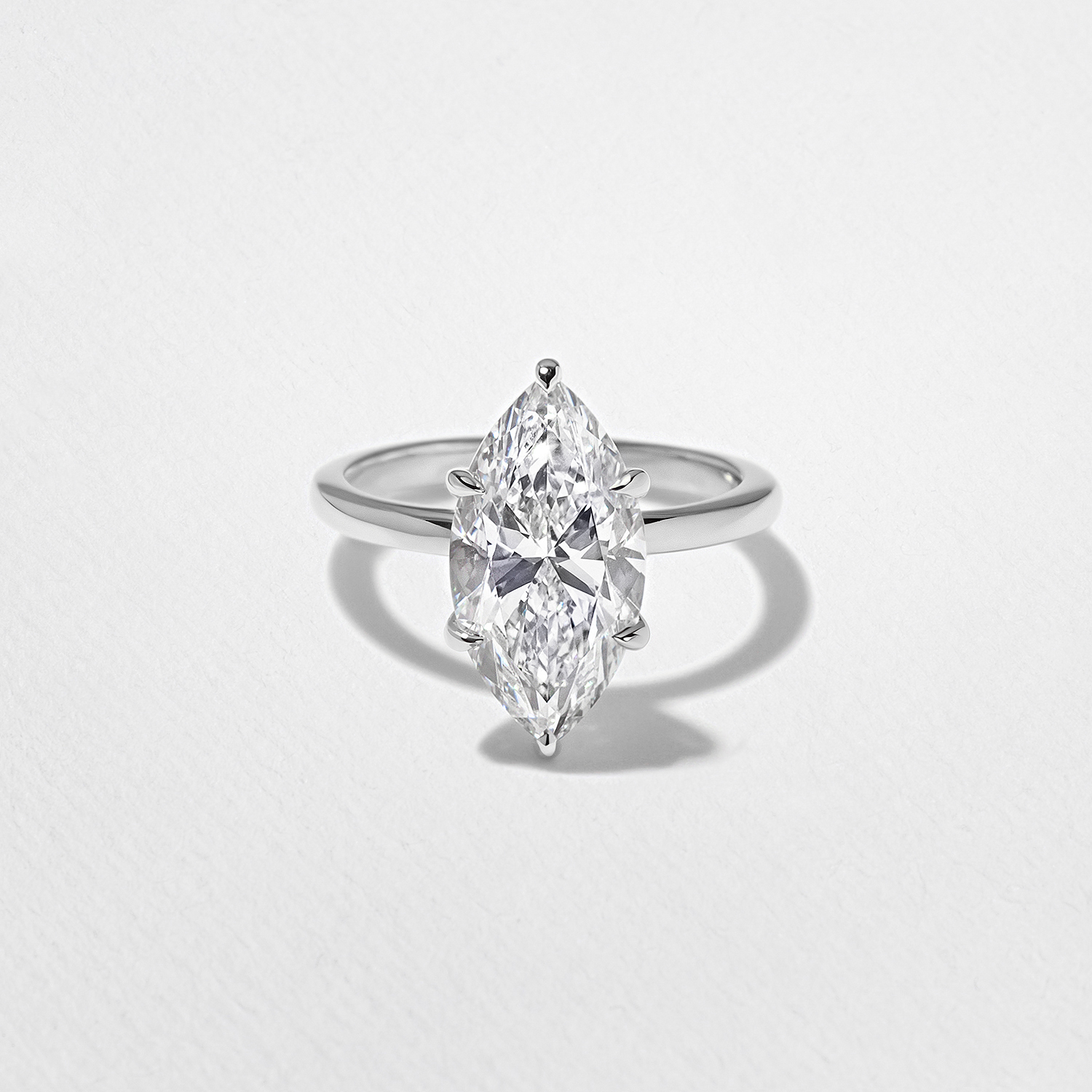 Grace Marquise in 18k White Gold