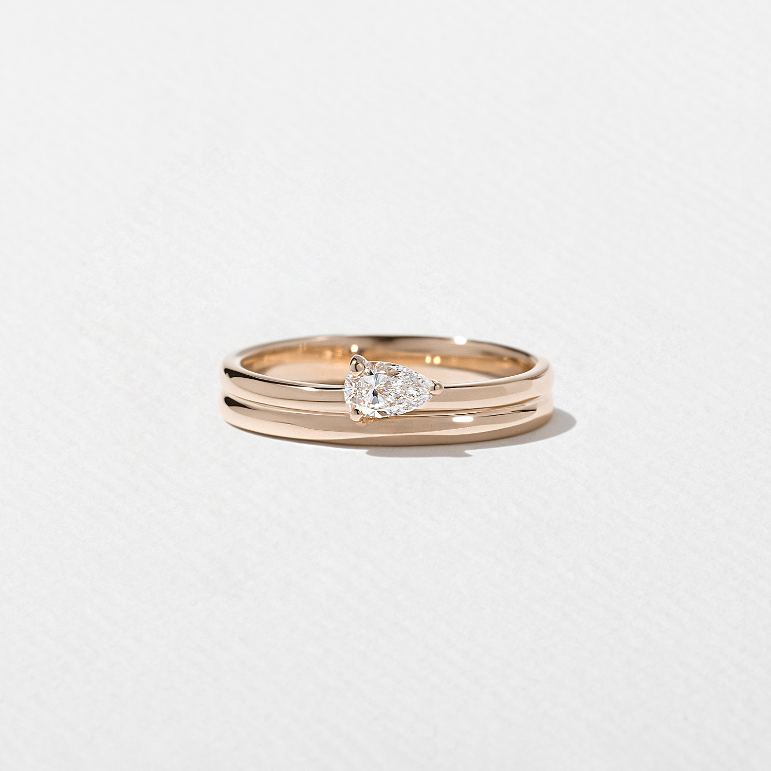 Serra Pear in 14k Rose Gold