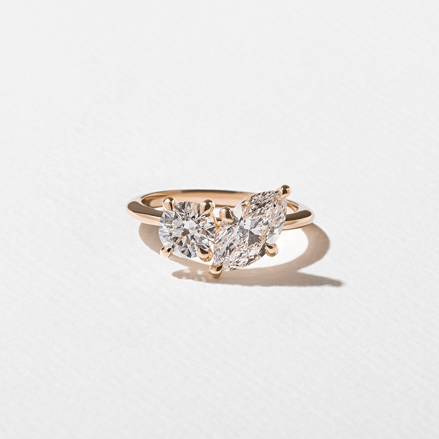 Vivi Marquise and Round in 14k Rose Gold