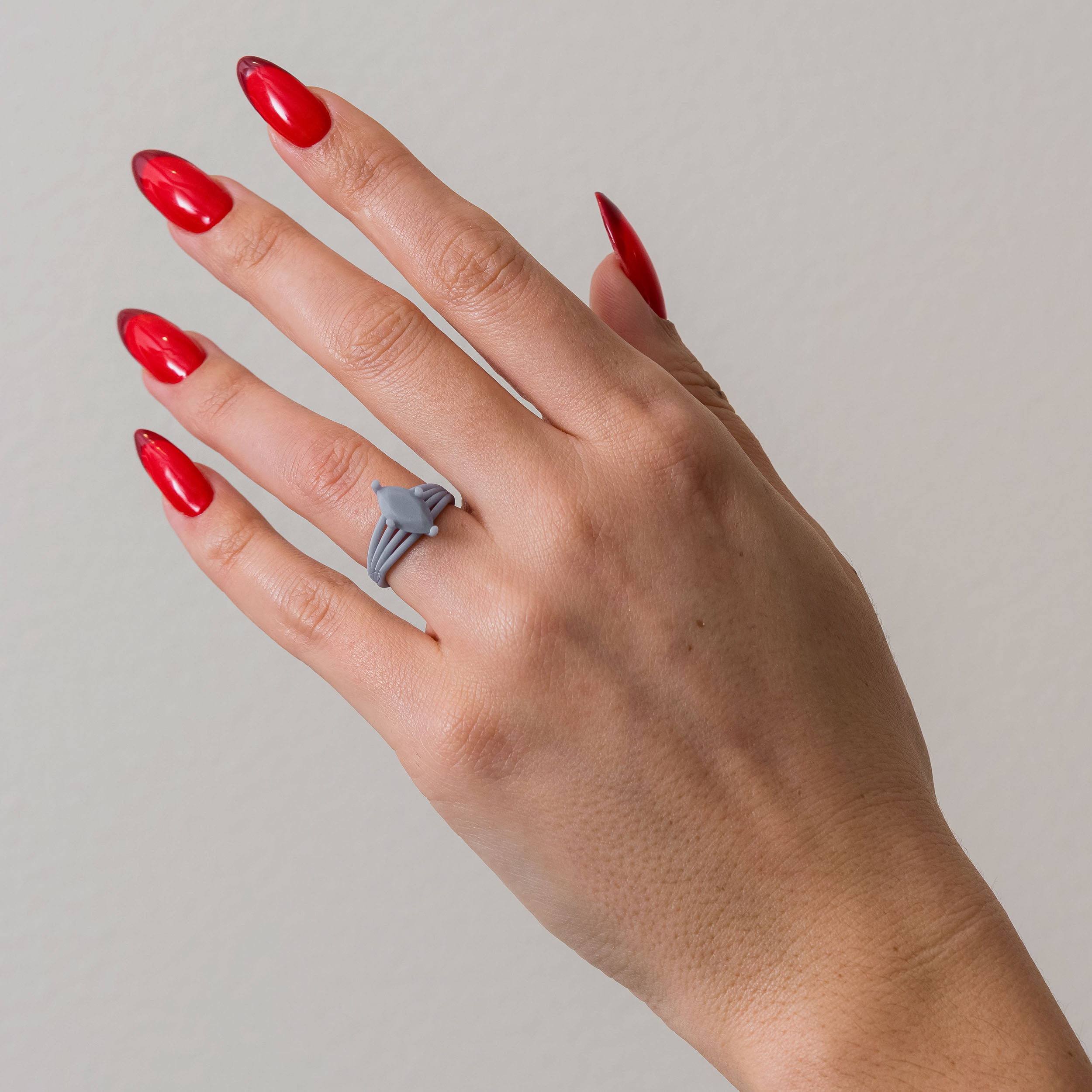 Scarlett Marquise Solitaire in Resin