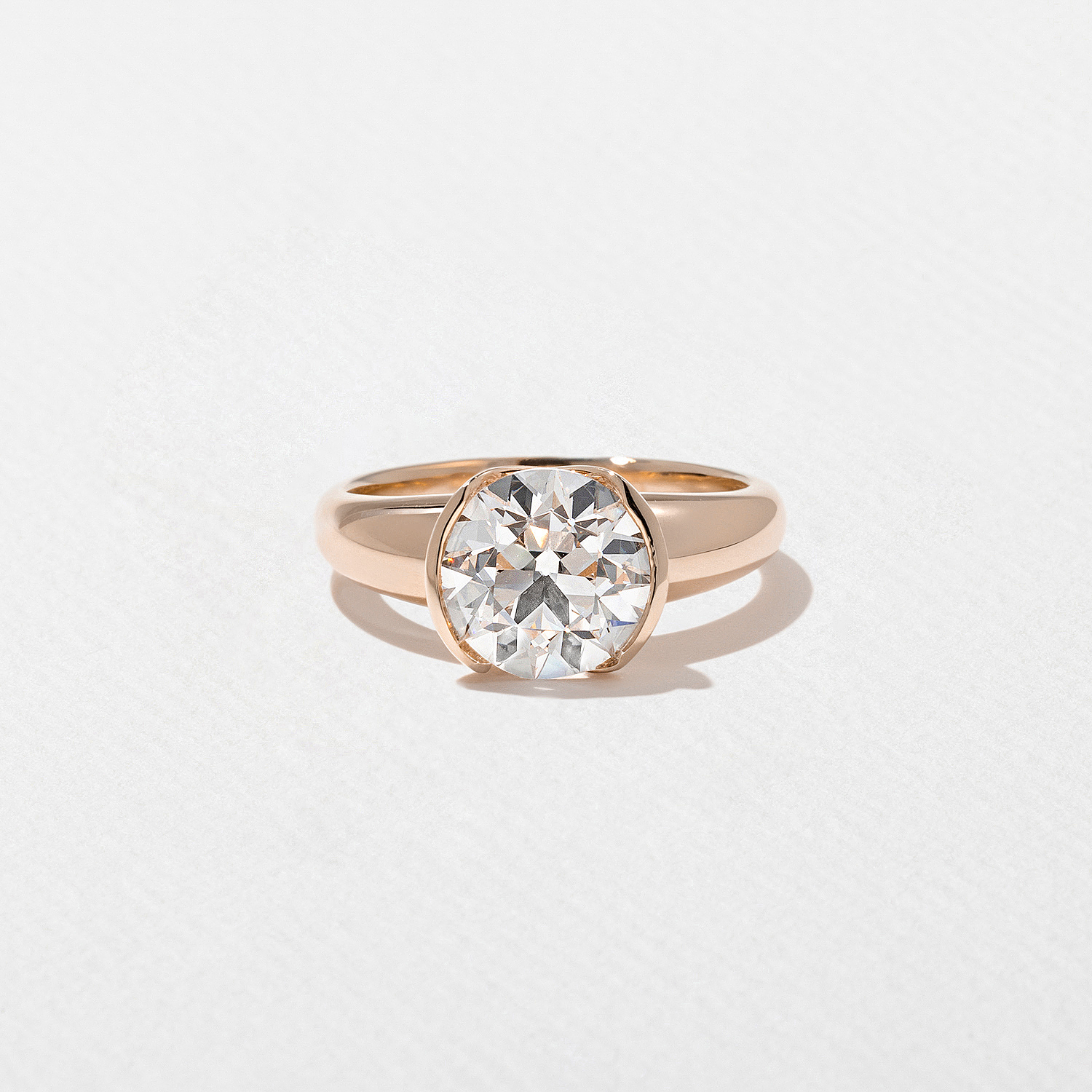 Esme Antique Round in 14k Rose Gold