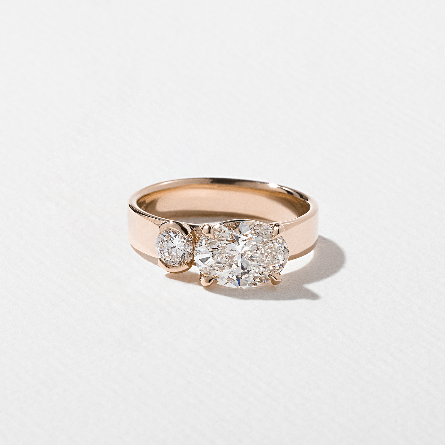 Henri Oval in 14k Rose Gold