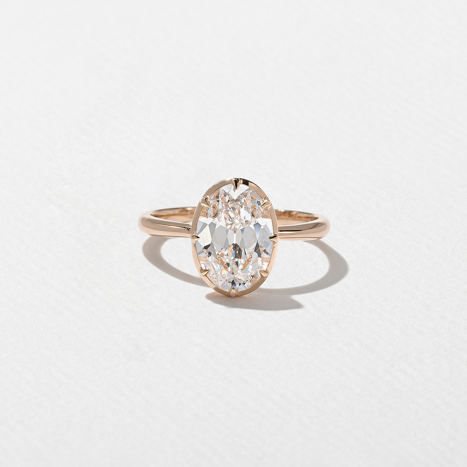 Daphne Antique Oval in 14k Rose Gold