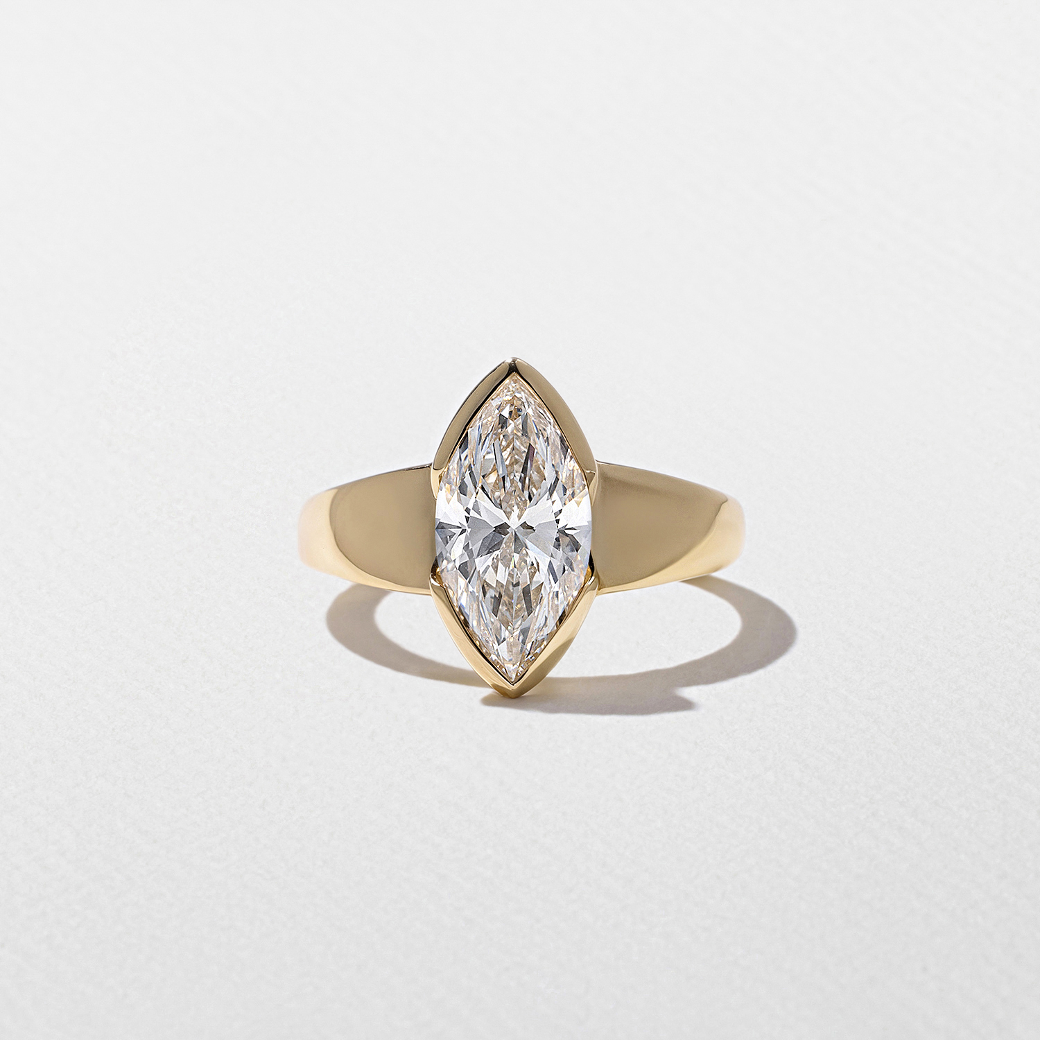 Lou Marquise in 14k Yellow Gold