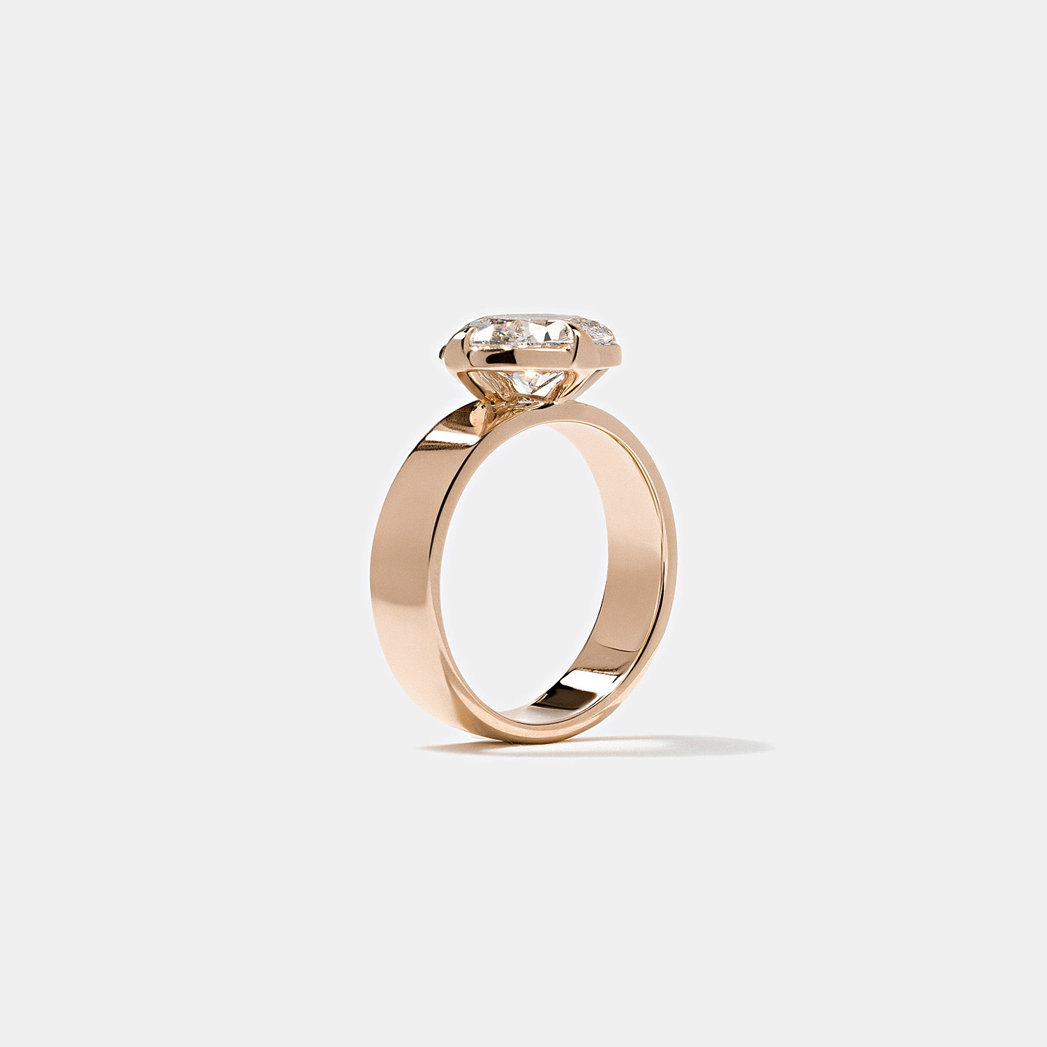 Reid Oval in 14k Rose Gold – view 5