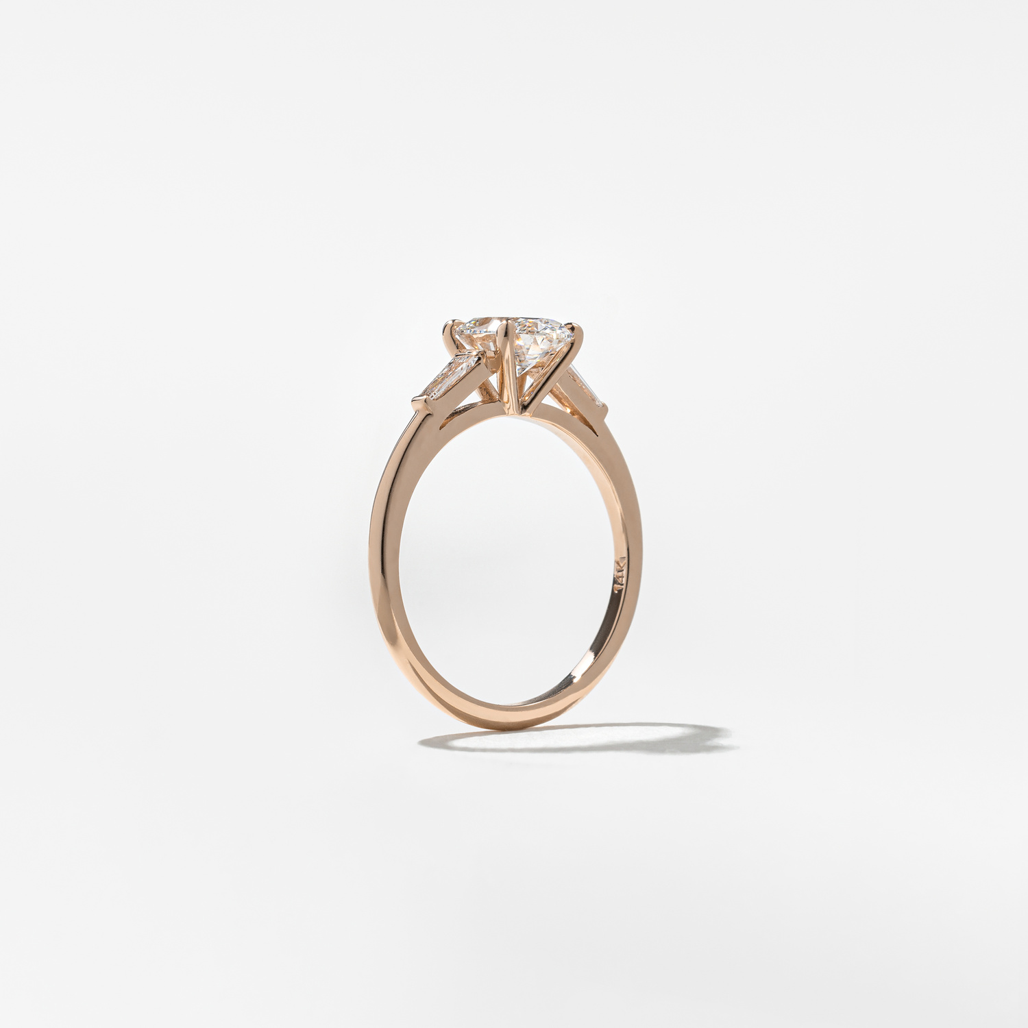 Eve Round in 14k Rose Gold – view 5