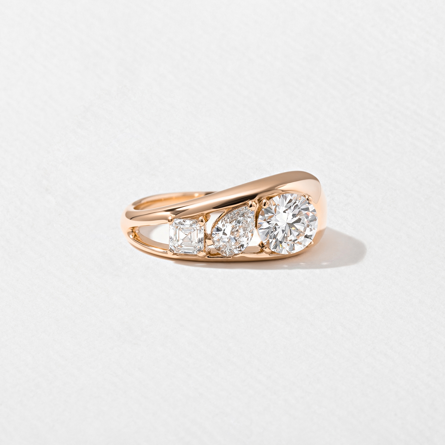 Maeve Round in 14k Rose Gold