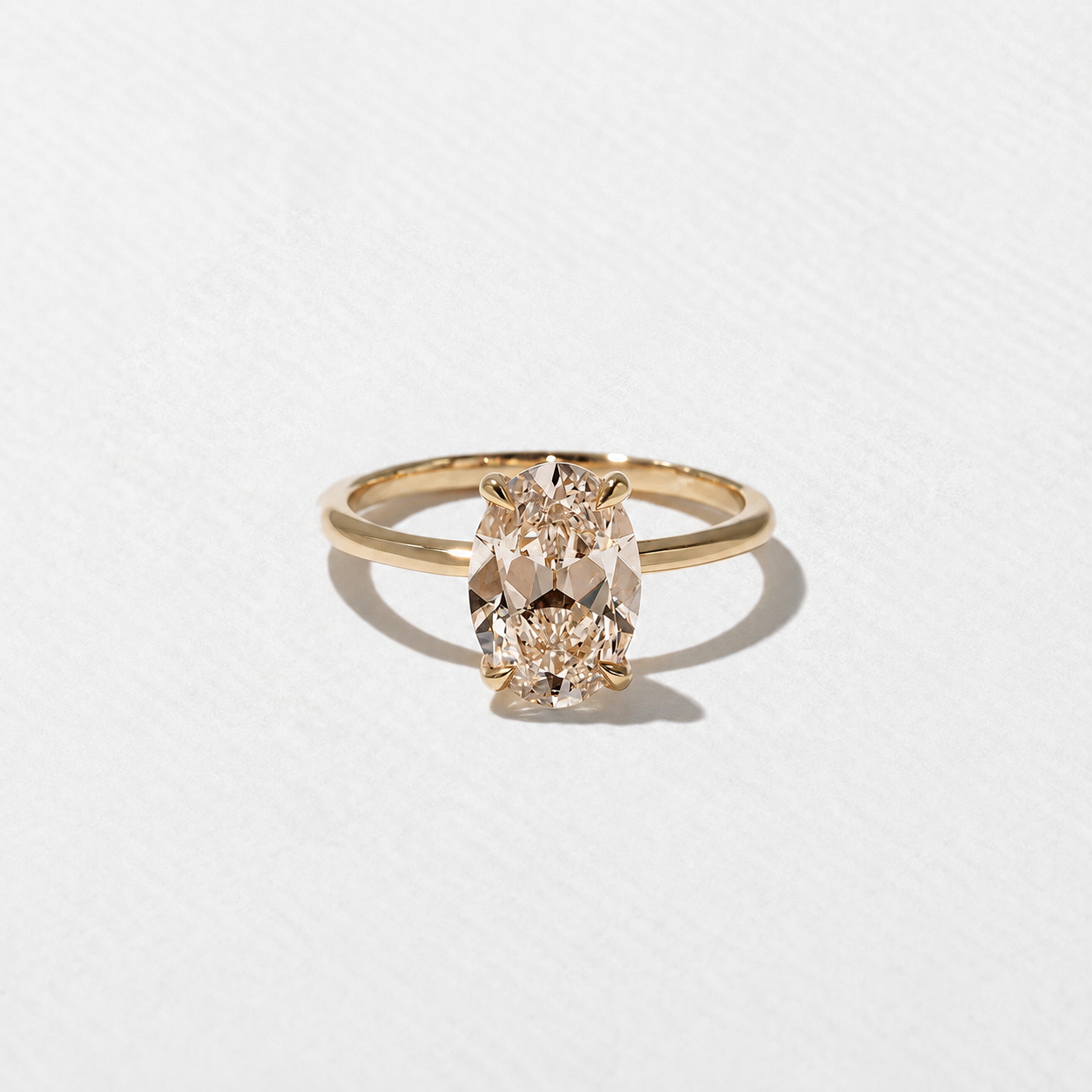 Grace Champagne Diamond in 18k Yellow Gold
