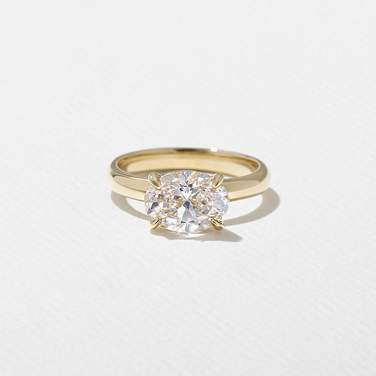 James Oval in 18k Yellow Gold