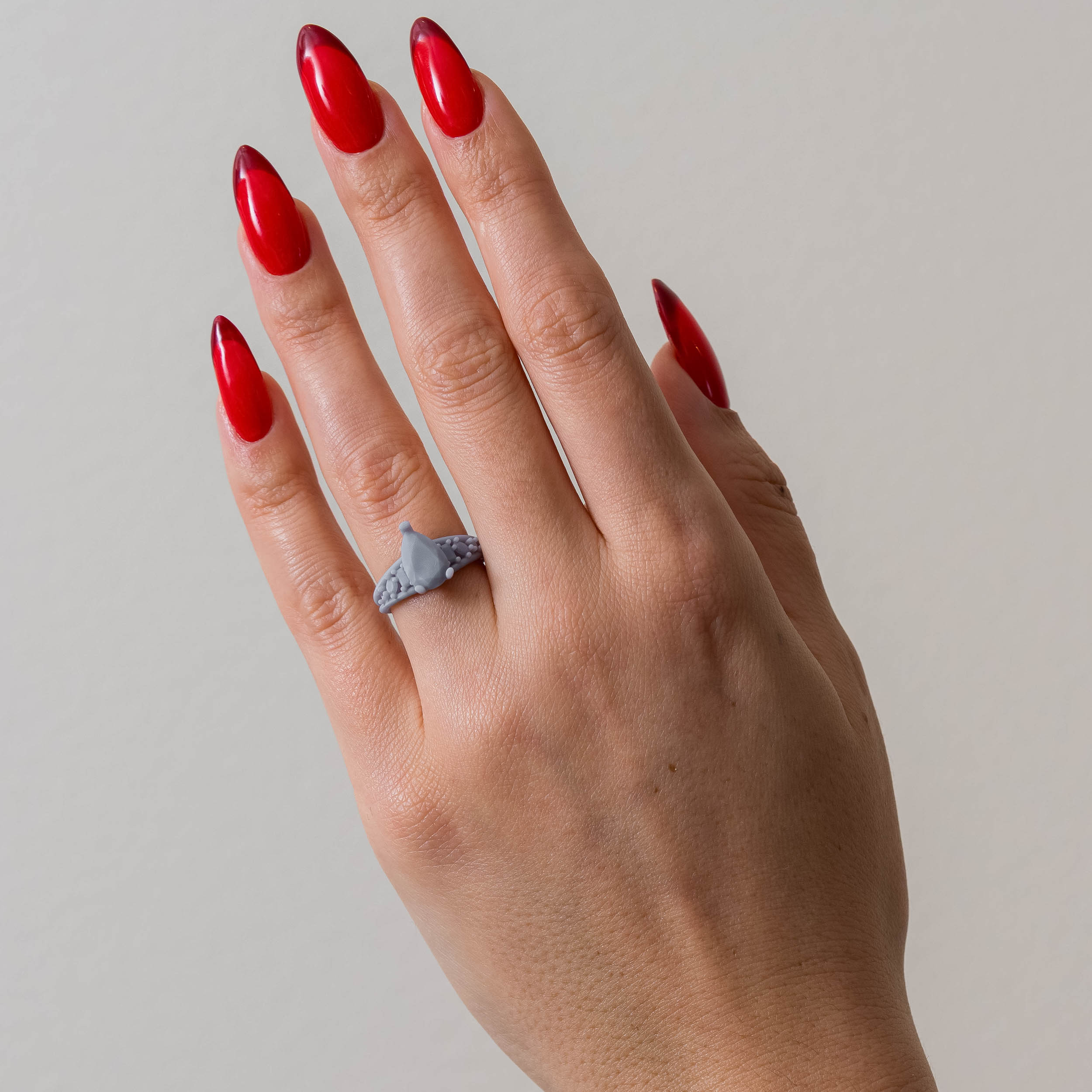 Marni Pear Solitaire in Resin