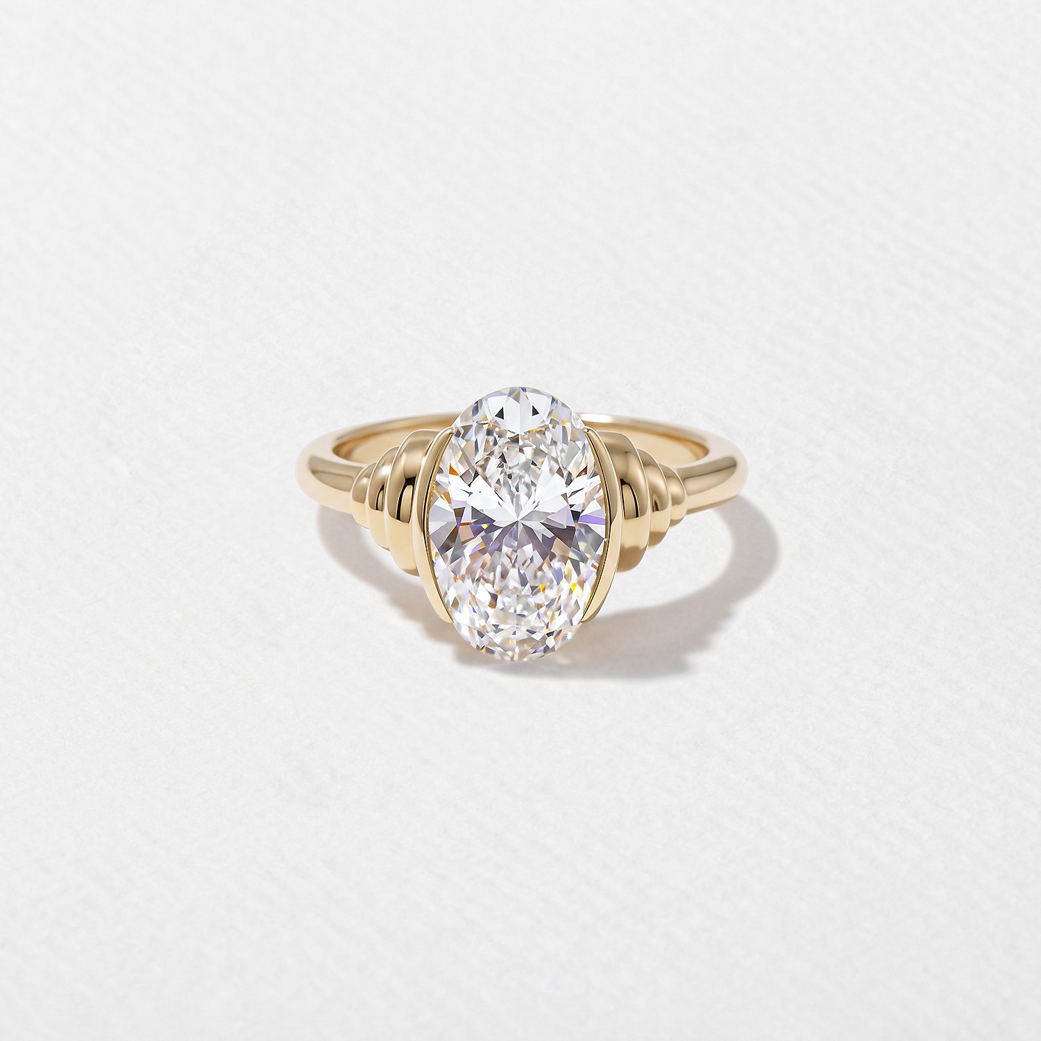 Monet Oval in 14k Yellow Gold