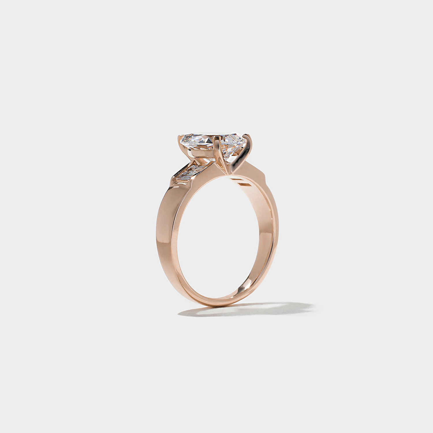 Nova Pear in 14k Rose Gold – view 5