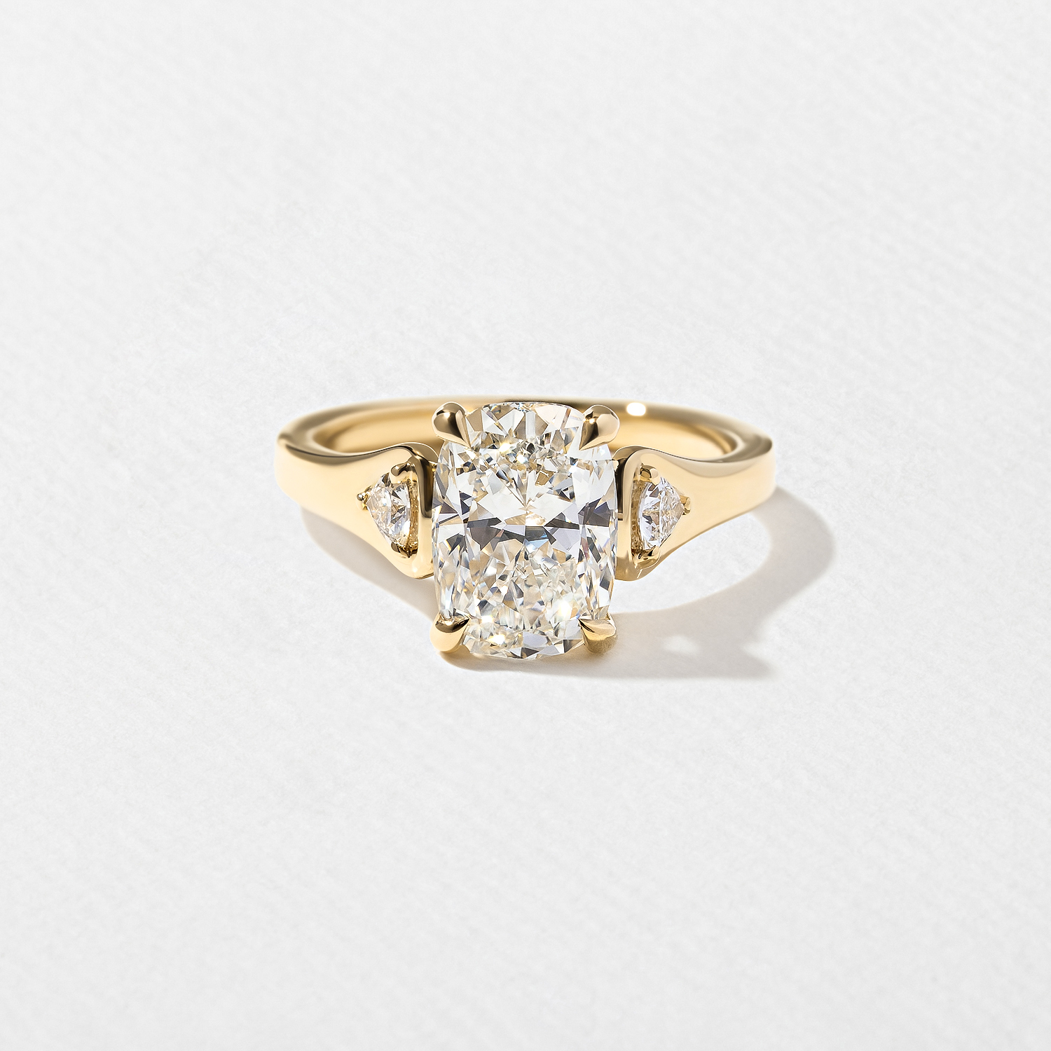 Cleo Cushion in 14k Yellow Gold