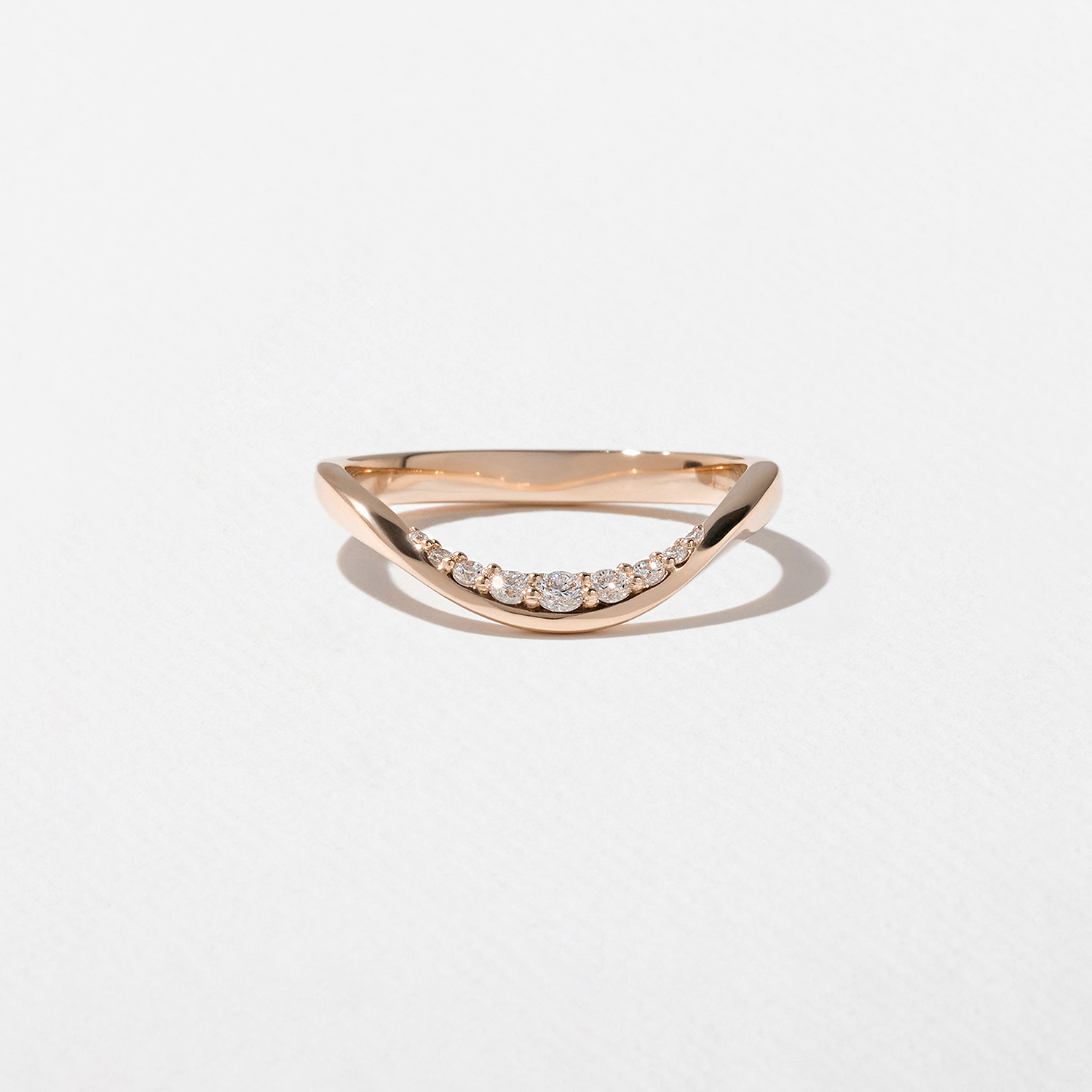 Diamond Dip in 14k Rose Gold