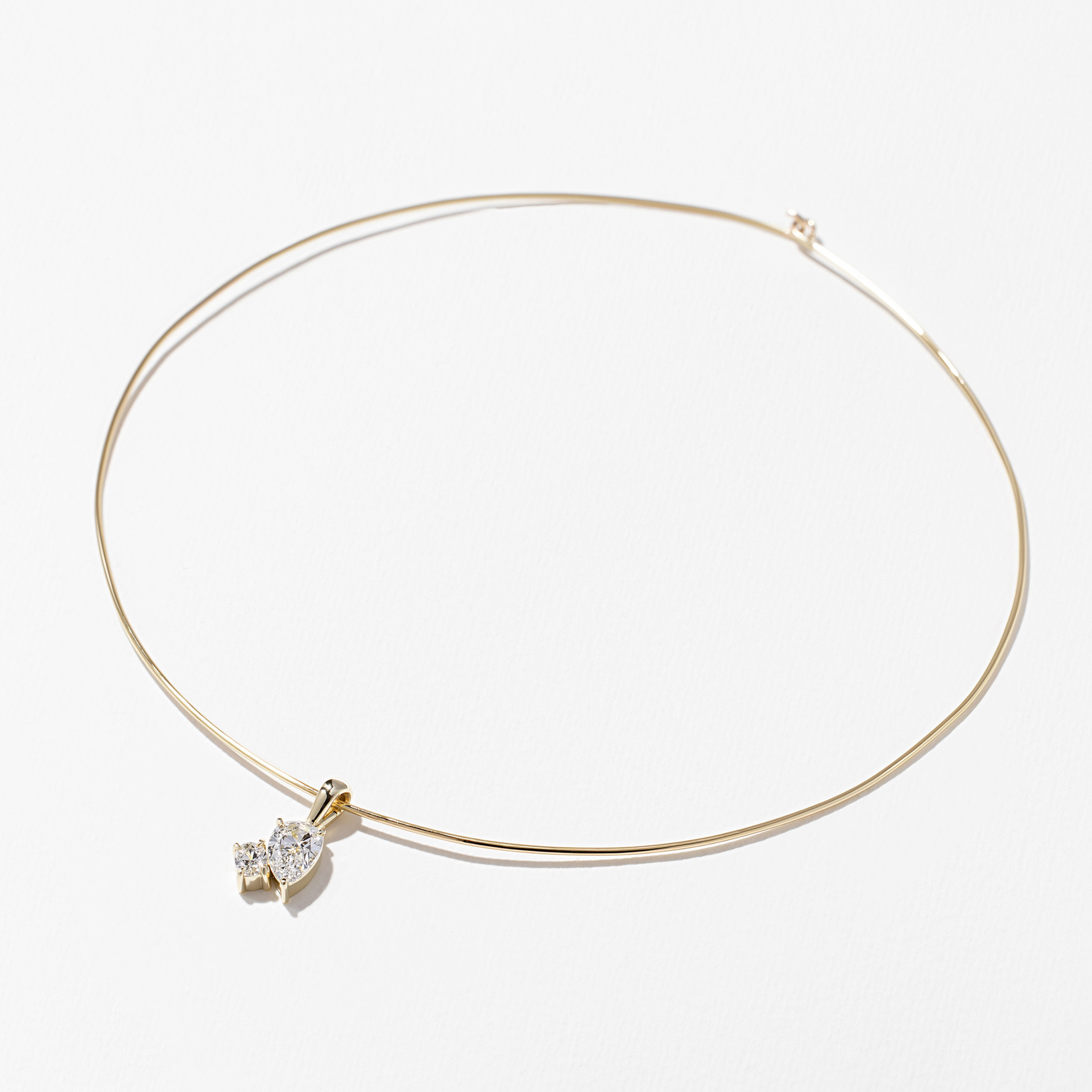 Elba Diamond Collar in 14k Yellow Gold