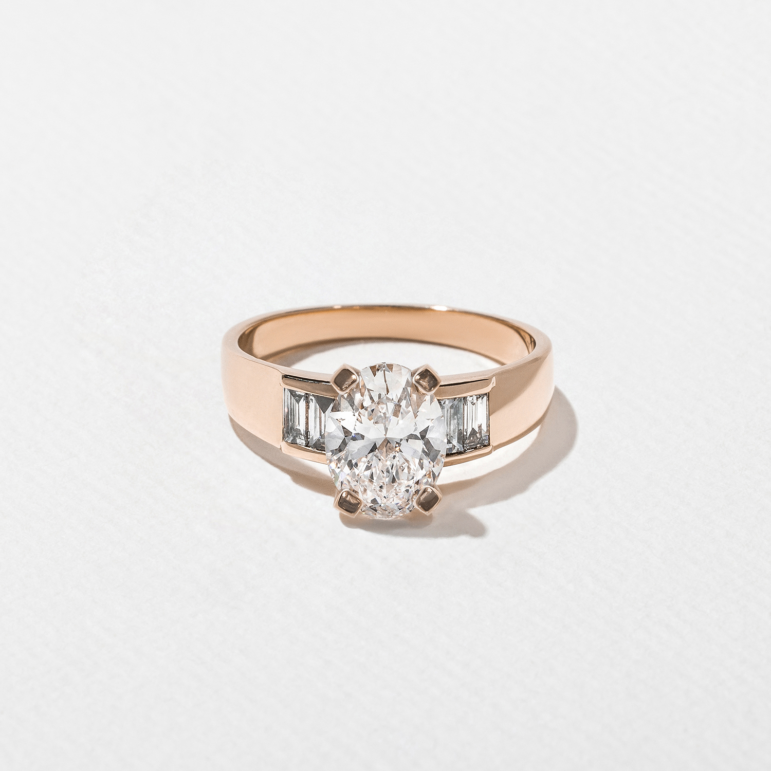 Nova Oval in 14k Rose Gold